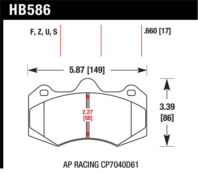 HAWK DTC-70 Brake Pad Sets