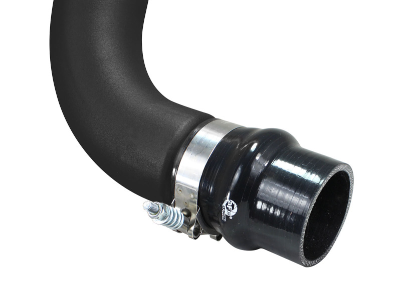 BladeRunner 3 IN Aluminum Hot Charge Pipe Black