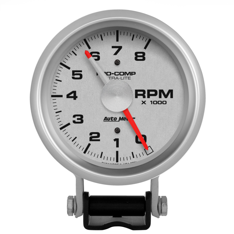 Autometer Ultra-Lite 3-3/4in 8,000 RPM Pedestal Mount Tachometer thumbnail 4