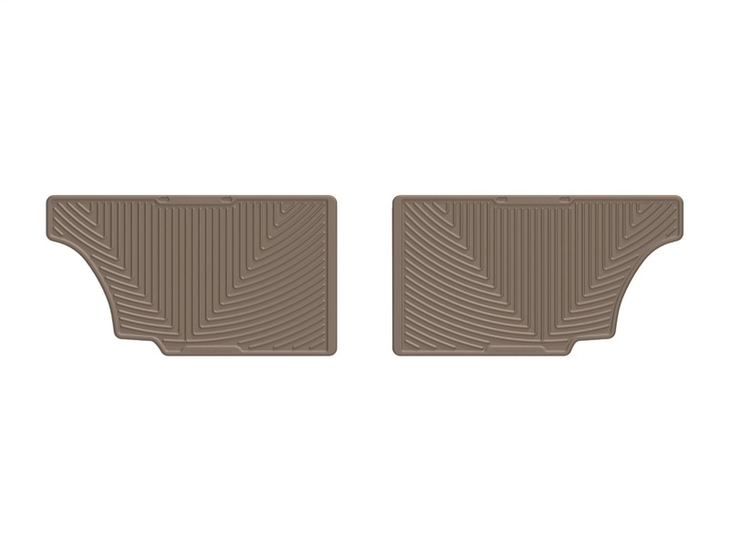 WT Rubber Mats - Rear - Tan