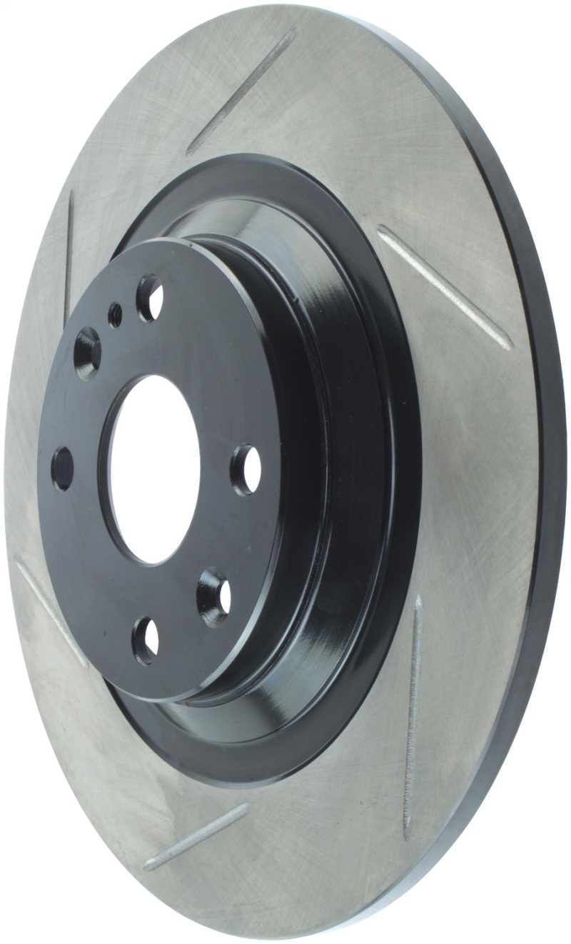 StopTech Power Slot 01-05 Mazda Miata Sport Suspension/Turbo SportStop Slotted Rear Right Rotor thumbnail 4