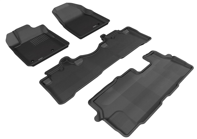 3D MAXpider 09-15 Honda Pilot Kagu Black Full Set thumbnail 2