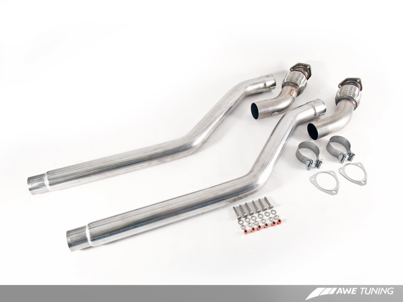 AWE Tuning B8 / B8.5 S5 Cabrio Touring Edition Exhaust - Non-Resonated - Diamond Black Tips thumbnail 7