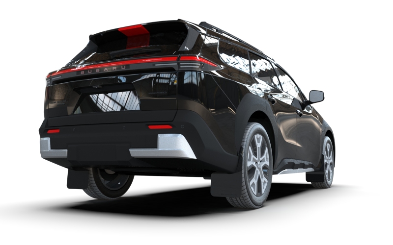 Rally Armor 2026+ Subaru Trailseeker Black UR Mud Flap w/White Logo thumbnail 4