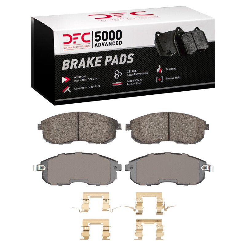 DFC 5000 Advanced Pads - Low-Metallic and Hardware Kit