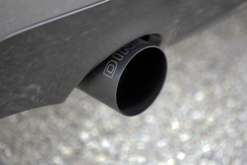 Dinan 07-13 BMW 335i/335is/335xi (E92/E93) Free Flow Axleback Exhaust System - Black Tips