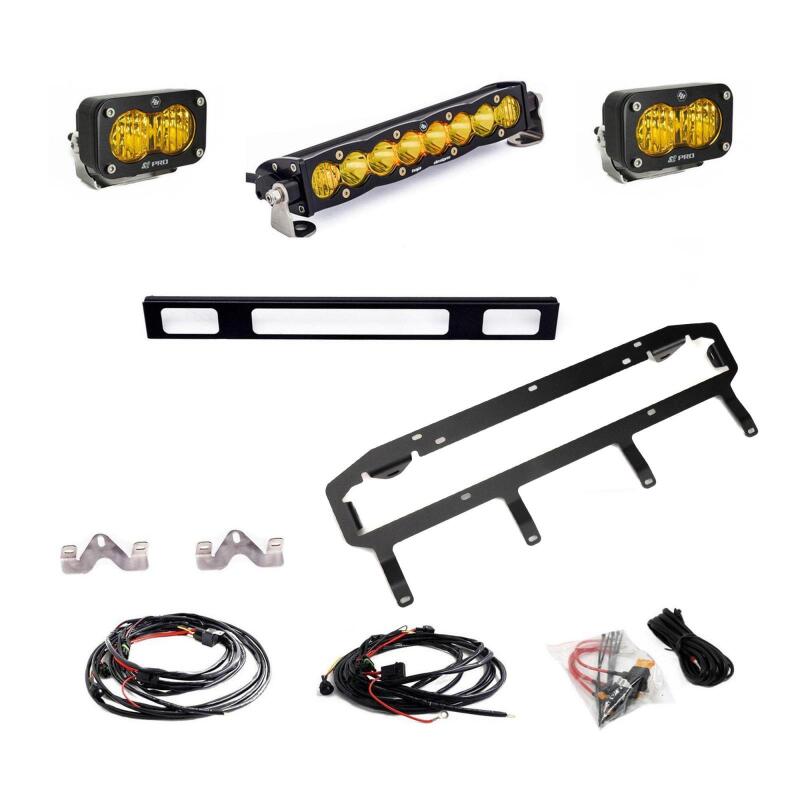 Baja Designs 2025 Toyota 4Runner TRD 10in Pro S2 Pro Grille Light Replacement Kit - Amber