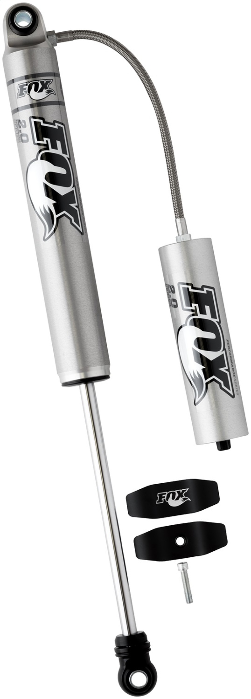 Fox 99+ Chevy HD 2.0 Performance Series 10.6in. Smooth Body Remote Res. Rear Shock / 0-1in. Lift thumbnail 2