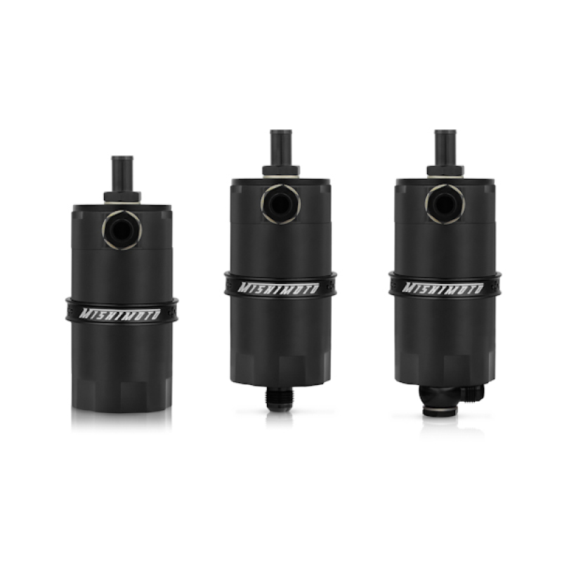 Mishimoto Universal Baffled Oil Catch Can - Black thumbnail 9