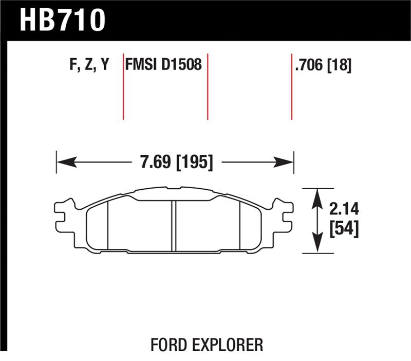 HAWK Ceramic Brake Pad Sets