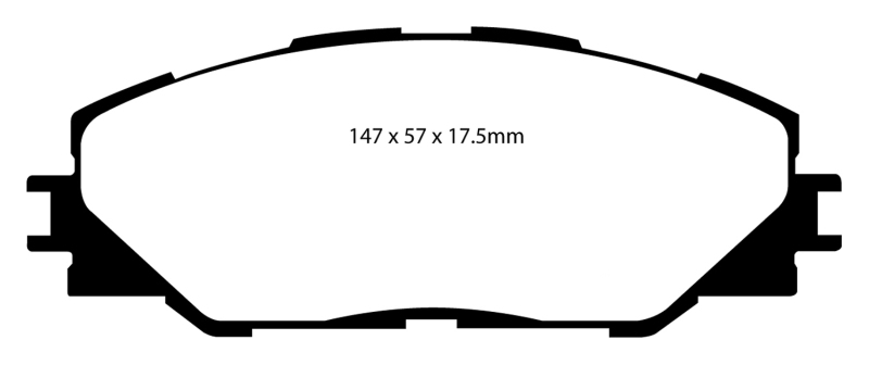 EBC S5 Brake Pad and Rotor Kit (1x ebcDP41792R, 1x ebcGD7387) thumbnail 4