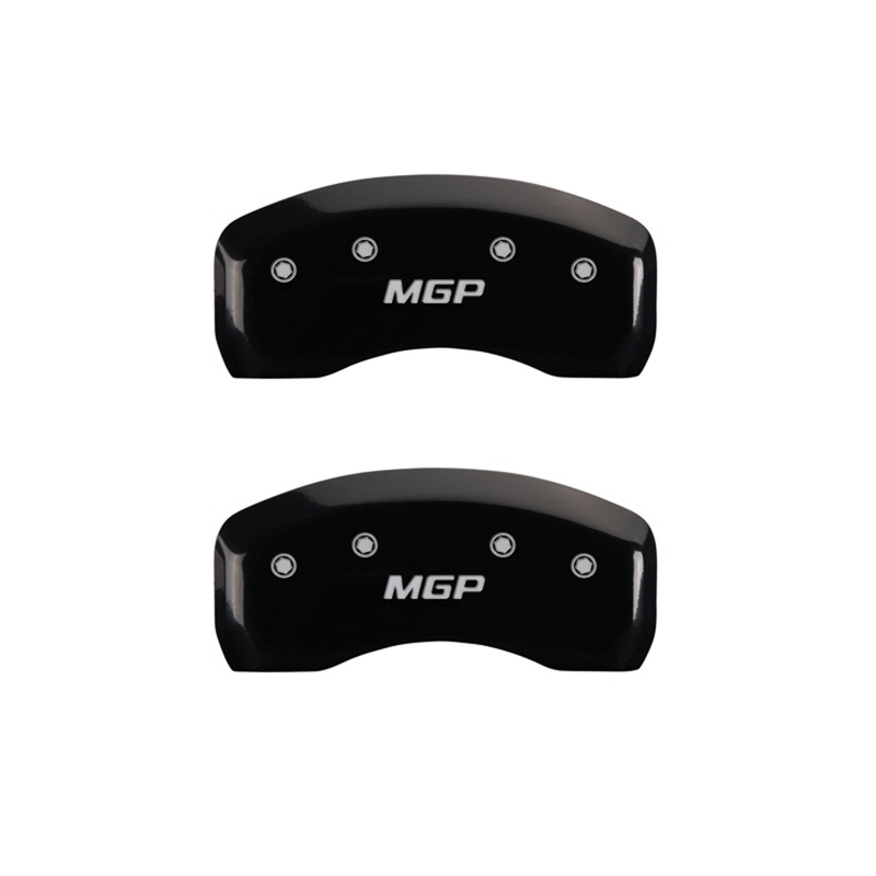 MGP 2 Caliper Covers Engraved Rear MGP Black Finish Silver Characters 2007 Acura RL thumbnail 2