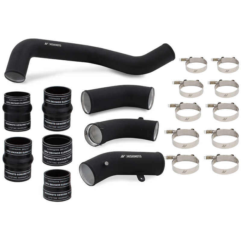 Mishimoto MMINT-DMAX-17KBKBK Intercooler Kit, Black/Black, fits Chevrolet/GMC 6.6L Duramax L5P 2017-2019