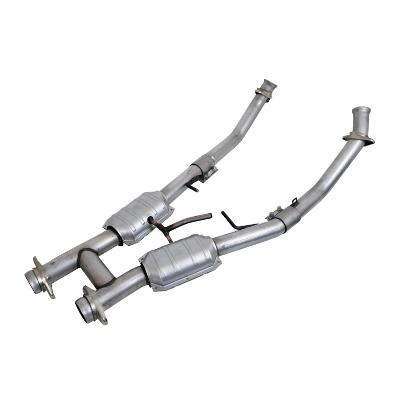 1994-1995 MUSTANG GT/COBRA 2.5 FULL H PIPE W/HIGH FLOW CATALYTIC CONVERTERS
High-Flow Full H-Pipe Assembly