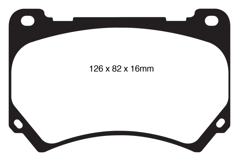 EBC S4 Brake Pad and Rotor Kit (1x ebcDP31849C, 1x ebcUSR7564) thumbnail 5