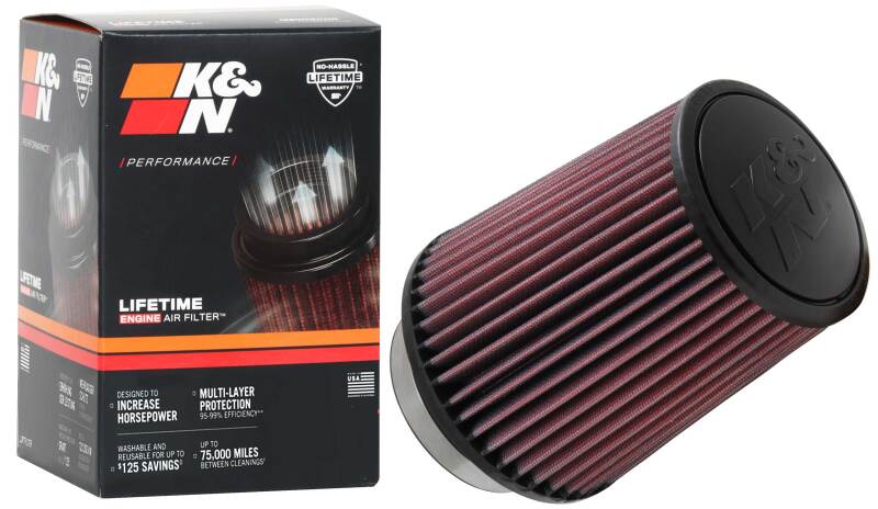 K&N Universal Air Filter 3-1/2in Flange / 5-1/2in Base / 4-1/2in Top / 6-1/2in Height thumbnail 5