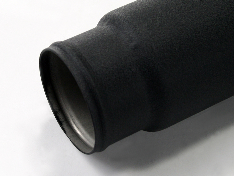 BladeRunner 3-1/2 IN Aluminum Cold Charge Pipe Black