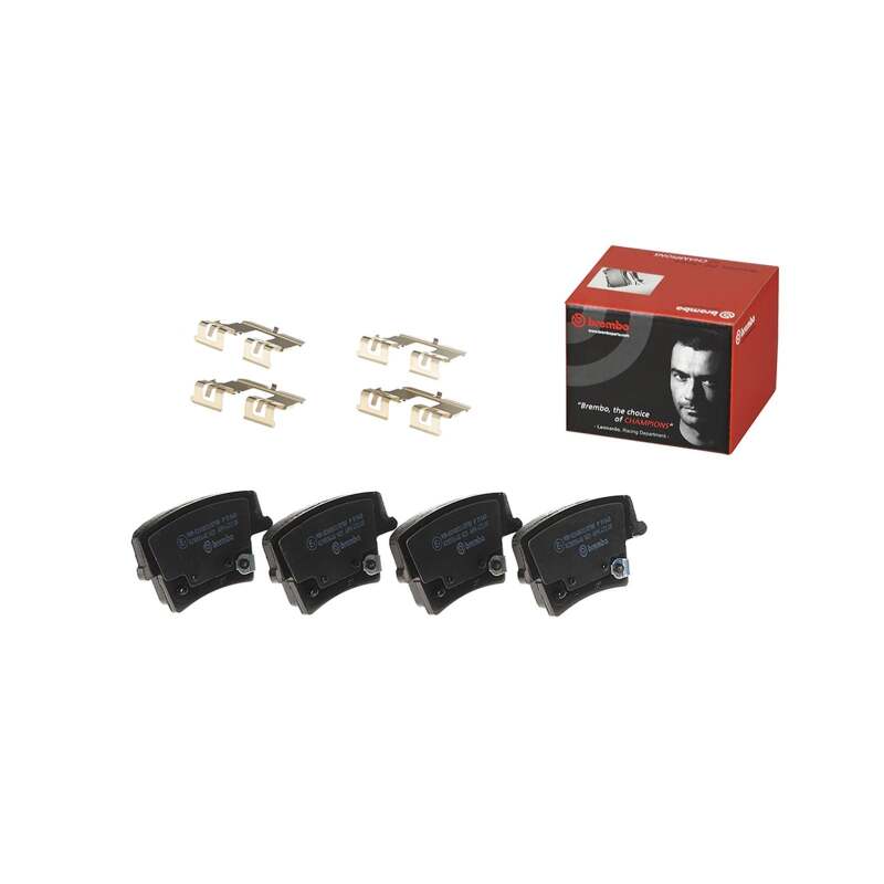 Brembo OE 05-20 Chrysler 300/09-20 Dodge Challenger/06-20 Charger Low-Met Brake Pad - Rear thumbnail 3