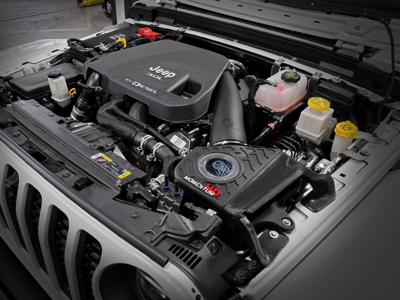 aFe 20-21 Jeep Wrangler (JL) V6-3.0L (td) Momentum HD Cold Air Intake System w/ Pro 10R Media thumbnail 5
