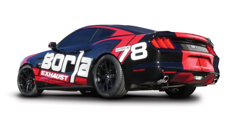 Borla Atak S Rear Section 15-17 Ford Mustang GT 5.0L V8 MT/AT 2.5in pipe 4in tip thumbnail 8