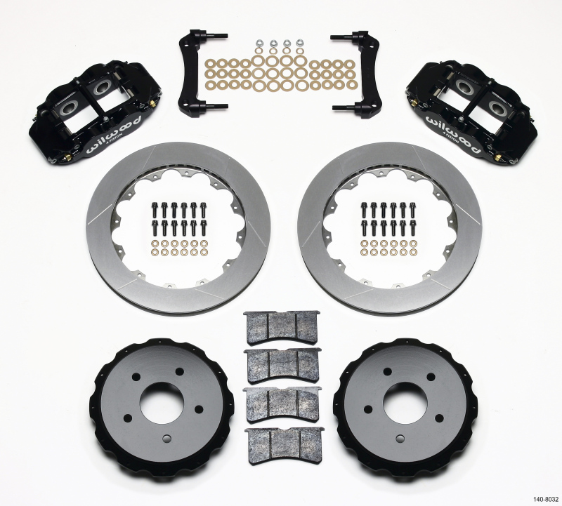 Wilwood Narrow Superlite 4R Rear Kit 12.88in 97-04 Corvette C5/Z06