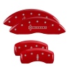 MGP 4 Caliper Covers Engraved Fr Lincoln Rr Star Logo Red Finish Sil Char 2017 Lincoln Continental thumbnail 8