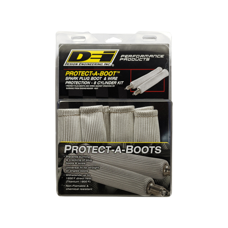 DEI Protect-A-Boot Sleeve - 1-1/4in I.D. x 6in - 8-pack - Silver thumbnail 5