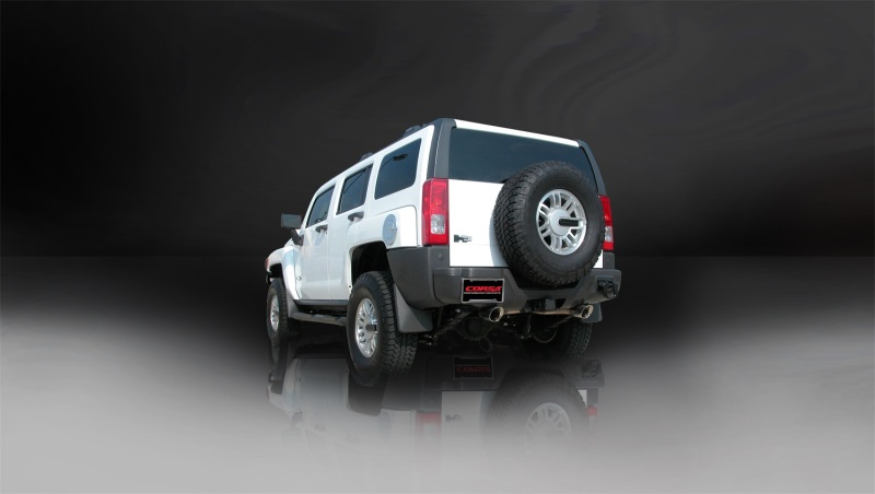 Corsa 2006-2008 Hummer H3 3.5L Polished Sport Cat-Back Exhaust thumbnail 5
