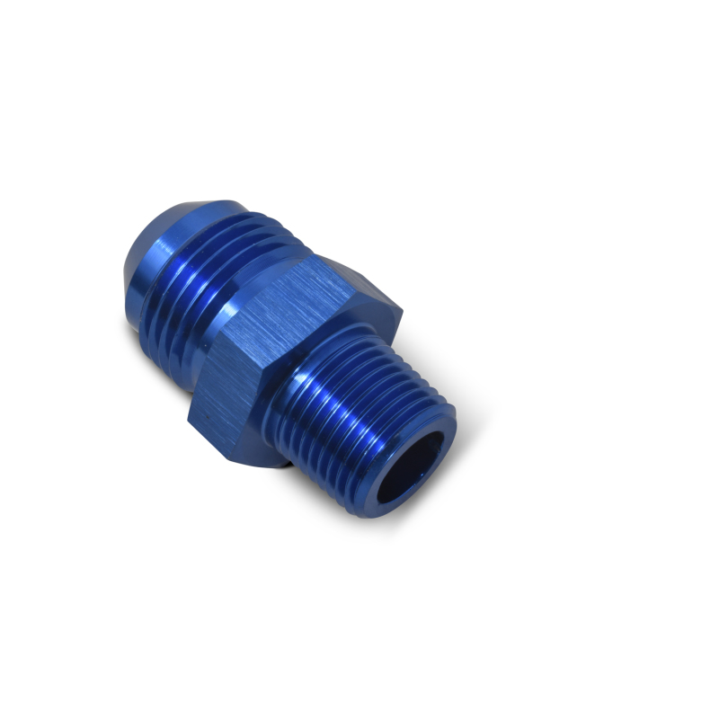 Russell Performance -10 AN to 1/2in NPT Straight Flare to Pipe (Blue) thumbnail 7