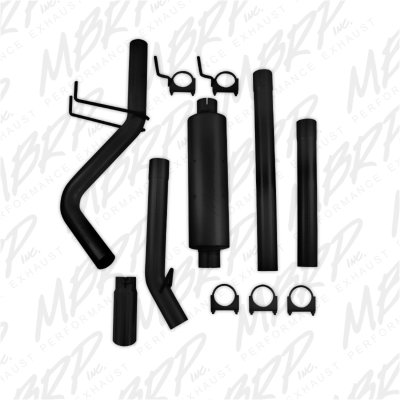 MBRP 09-14 Dodge Ram 1500 5.7L Cat-Back Single Side AL - Black thumbnail 4