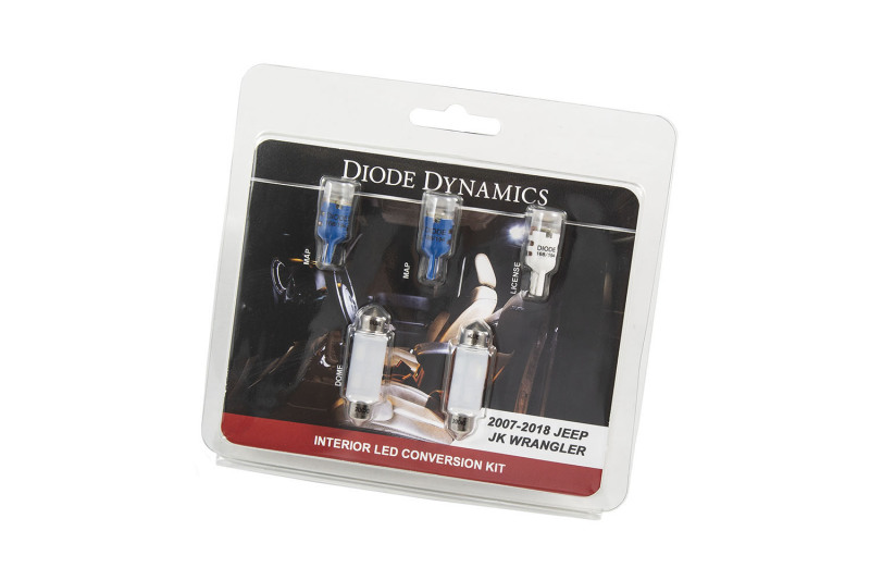 Diode Dynamics Wrangler JK 4dr Interior Kit Stage 2 - Blue thumbnail 3
