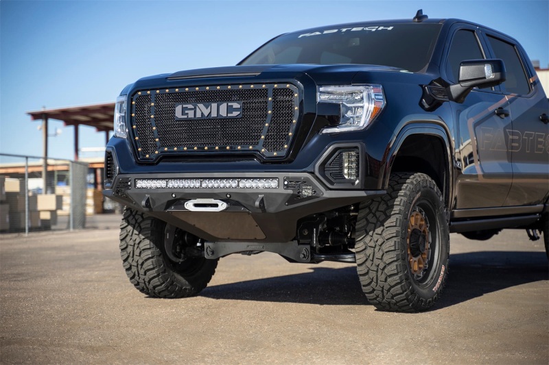 Addictive Desert Designs 2019 GMC Sierra 1500 SF Front Bumper w/ Winch Mount & Sensor Cutout thumbnail 3