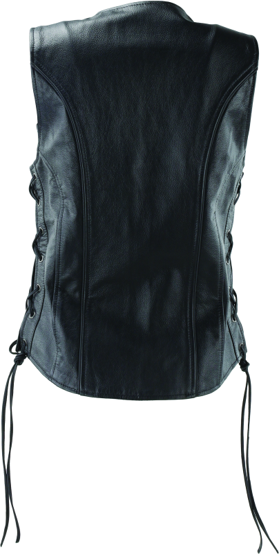 Kuryakyn Leather By River Road Sapphire Leather Vest Black Womens - Small thumbnail 3