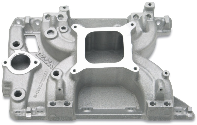 Edelbrock Manifold Torker II Pontiac 389/455 for STD Flange Tb thumbnail 4