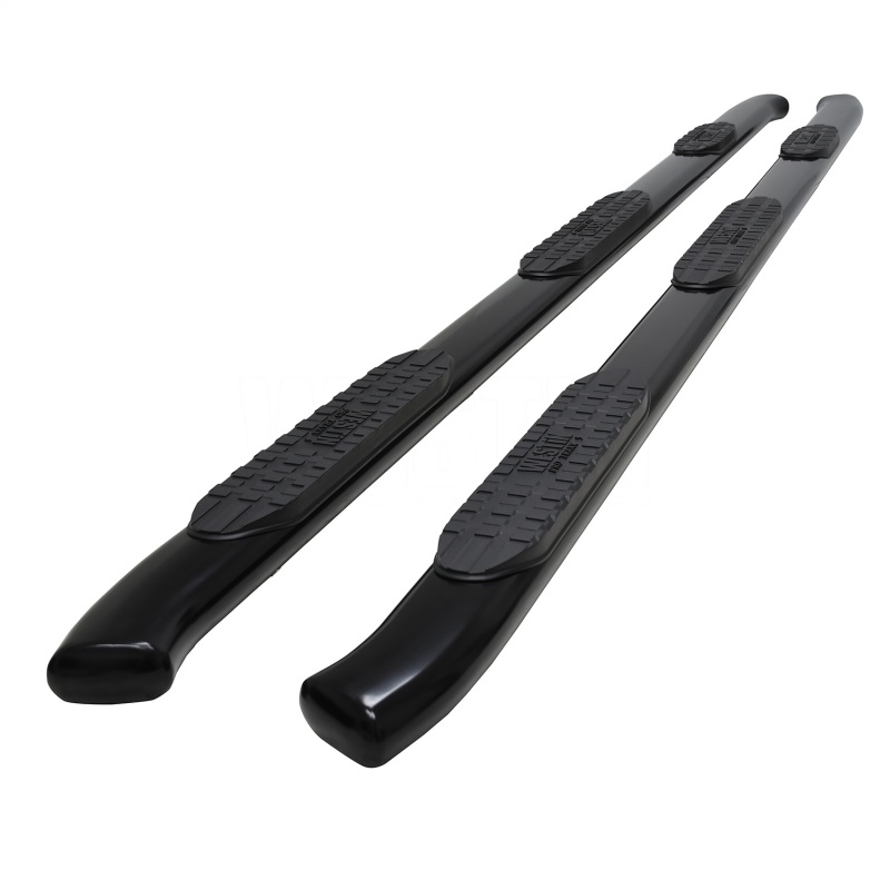 Westin 2020 Chevy Silverado 2500/3500 Crew Cab (8ft Bed) PRO TRAXX 5 Oval W2W Nerf Step Bars - Black thumbnail 7