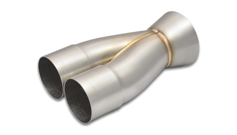 2-1 Merge Collector, 2.5" Inlet I.D. x 3.5" Outlet O.D., 8.60" Overall Length
2-1 S.S. Merge Collectors (2.5" Inlet ID, 3.5" Merge Outlet OD)
2-1 Merge Collector