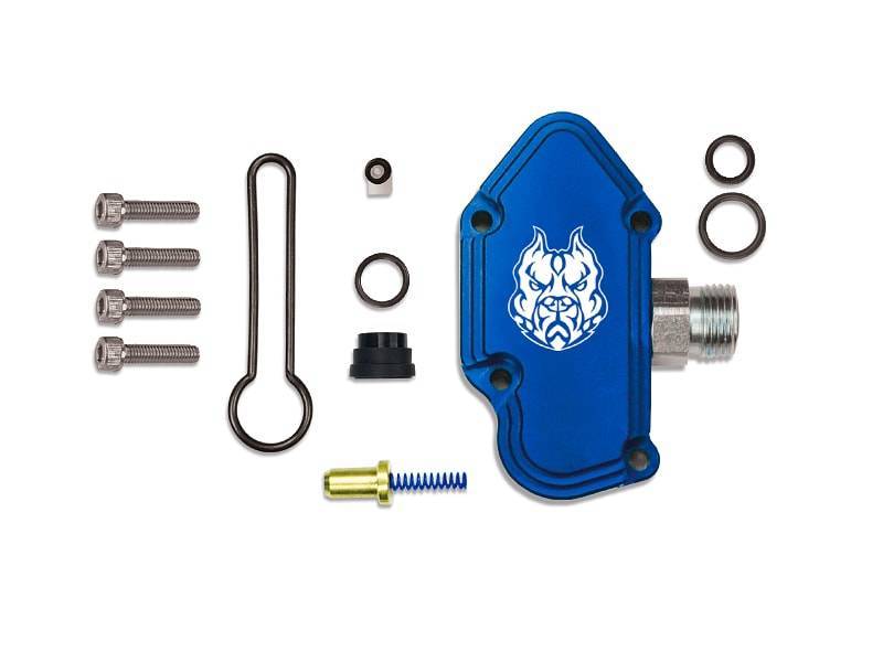 Sinister Diesel 03-07 Ford Powerstroke 6.0L Blue Spring Kit with Billet Spring Housing thumbnail 2