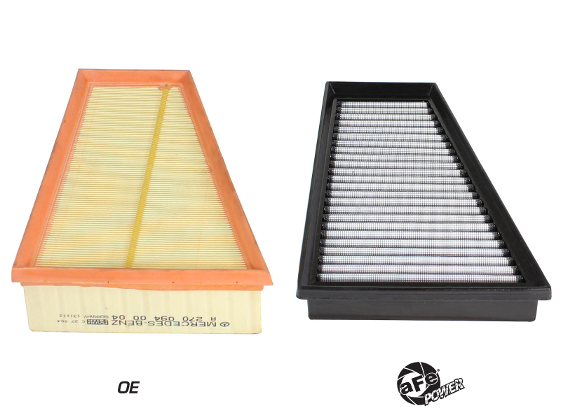 aFe Magnum FLOW OE Replacement Air Filter PRO Dry S 14-15 Mercedes Benz CLA250 2.0L Turbo thumbnail 9