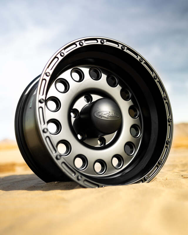 Raceline 887B Rock Crusher 15x10in / 5x139.7 BP / -47mm Offset / 107.95mm Bore - Satin Black Wheel thumbnail 5
