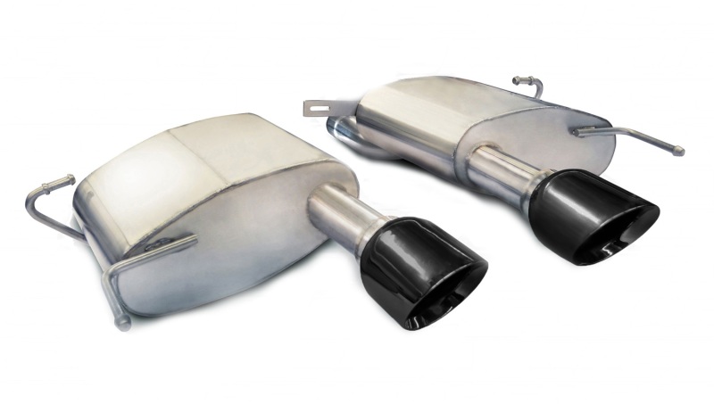 Corsa 2011-2015 Cadillac CTS Coupe V 6.2L V8 Black Sport Axle-Back Exhaust thumbnail 3