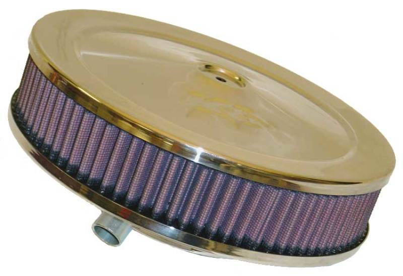 K&N Custom Oval Race Filter 5-1/8in FLG / 9in OD x 3-3/8in HW/VENT thumbnail 3