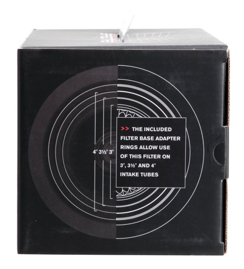 Spectre Adjustable Conical Air Filter 9-1/2in. Tall (Fits 3in. / 3-1/2in. / 4in. Tubes) - Red thumbnail 4