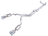 AWE 2021+ Chevy Suburban/GM Yukon XL 6.2L 0FG Edition Cat Back Exhaust - Quad Chrome Silver Tips thumbnail 3