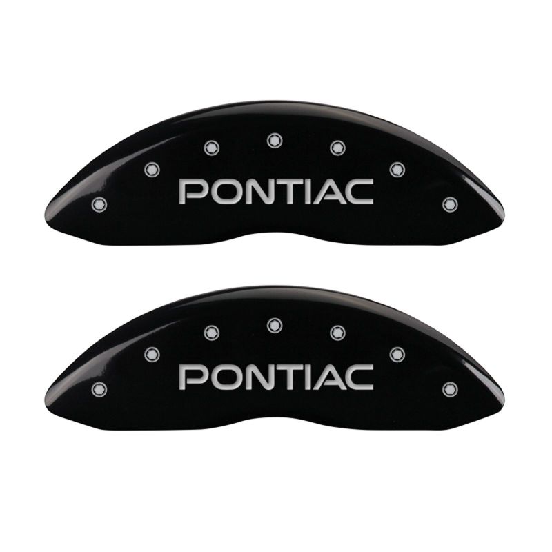 MGP 4 Caliper Covers Engraved Front Pontiac Rear Arrow Black Finish Sil Char 2004 Pontiac Bonneville thumbnail 7