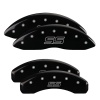 MGP 4 Caliper Covers Engraved Front & Rear Trailblazer style/SS Black finish silver ch thumbnail 5