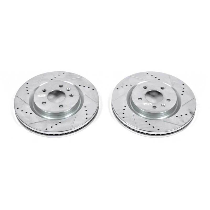 Power Stop 11-19 Ford Explorer Front Evolution Drilled & Slotted Rotors - Pair thumbnail 2