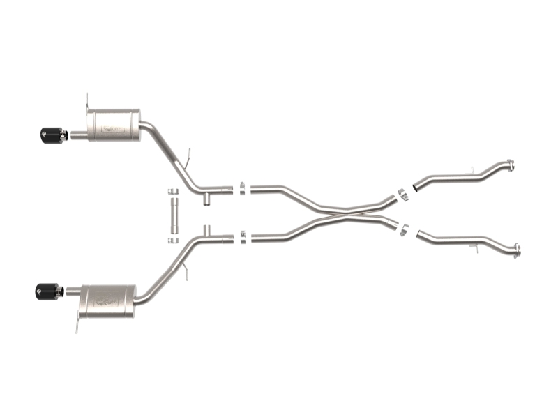 aFe 11-21 Dodge Durango V6-3.6L / V8-5.7L MACH Force-Xp 304 SS Cat-Back Exhaust System w/ Black Tip thumbnail 3
