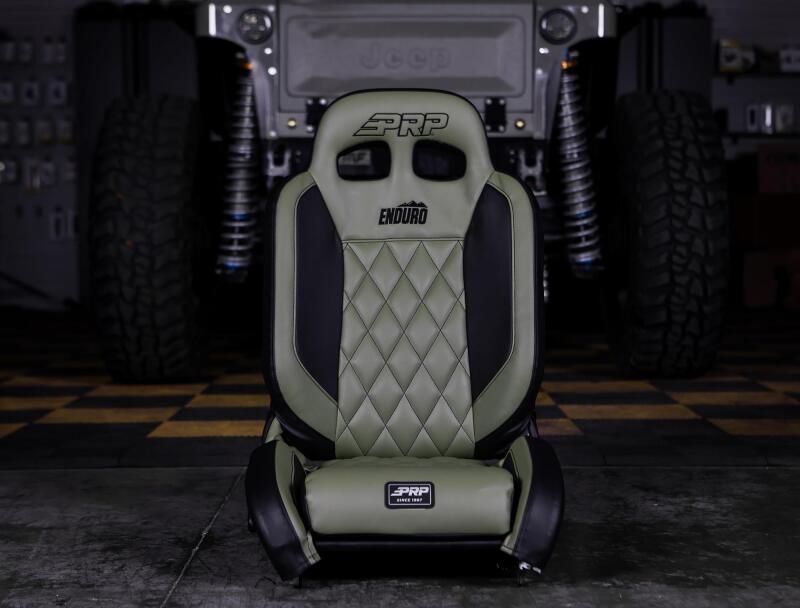 PRP EnduroTrail Reclining Suspension Seat - Gray Tweed - Driver thumbnail 7