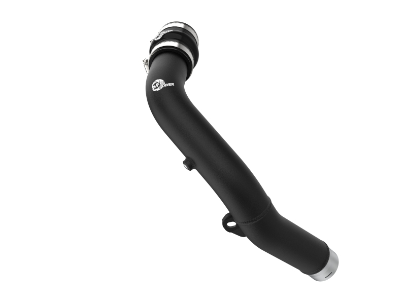 BladeRunner 2-1/2 IN Aluminum Hot Charge Pipe Black