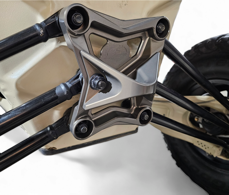Elektric Offroad 2017-2021 Can Am X3 Maverick Volt Radius Rod Plate Anodized Gun Metal